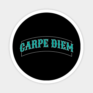 Carpe diem seize the day typography Magnet